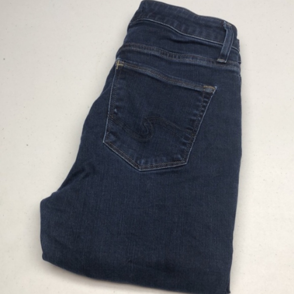 LIKE NEW SILVER MAZY HIGH-RISE SKINNY JEANS 26x29 ⭐️
